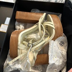 House of Harlow platform sandal